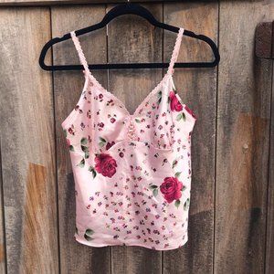 Lingerie top. Very light satin like material.